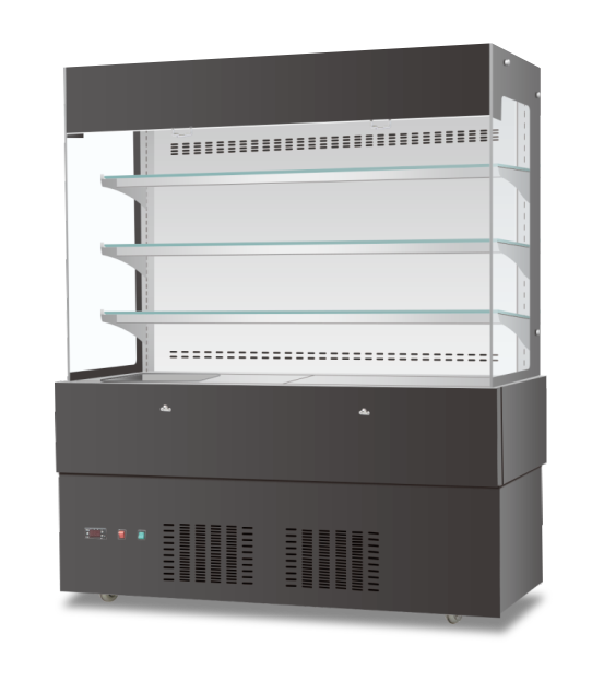 Air curtain cabinet